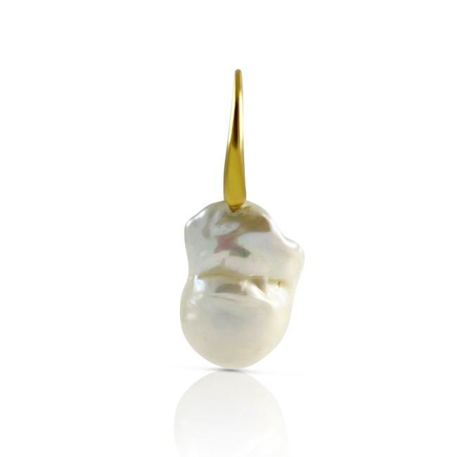 Gold| Baroque Pearl Earrings