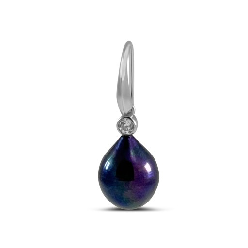 Silver | Black Pearl Earrings - A Timeless Beauty