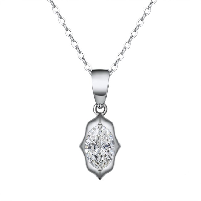 Gold plated | Diamond Pendant & Chain