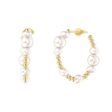 Pearl Hoops