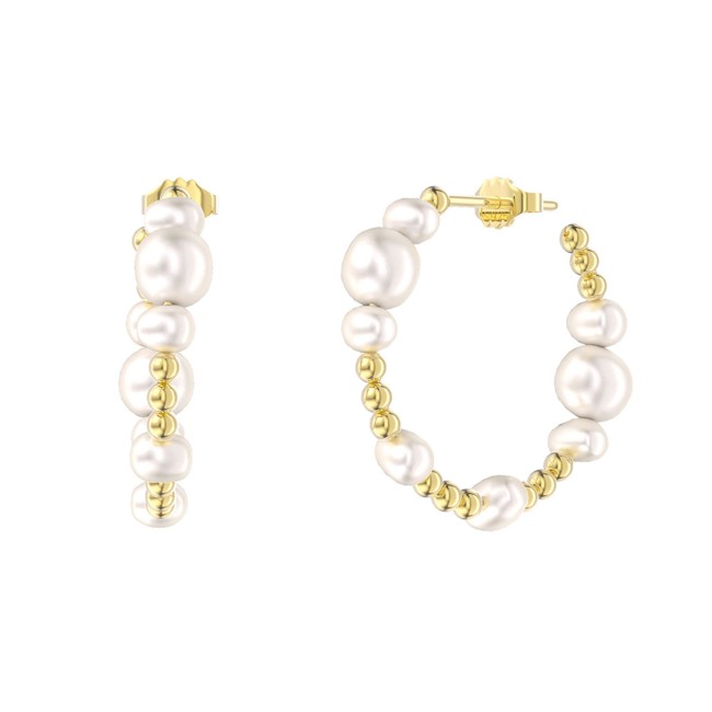 Pearl Hoops