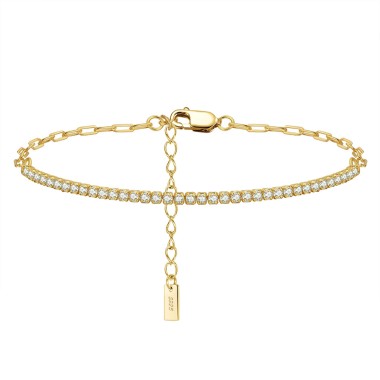 Gold Plated Chain | 1.5mm Tennis Bracelet