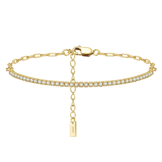 Gold Plated Chain | 1.5mm Tennis Bracelet