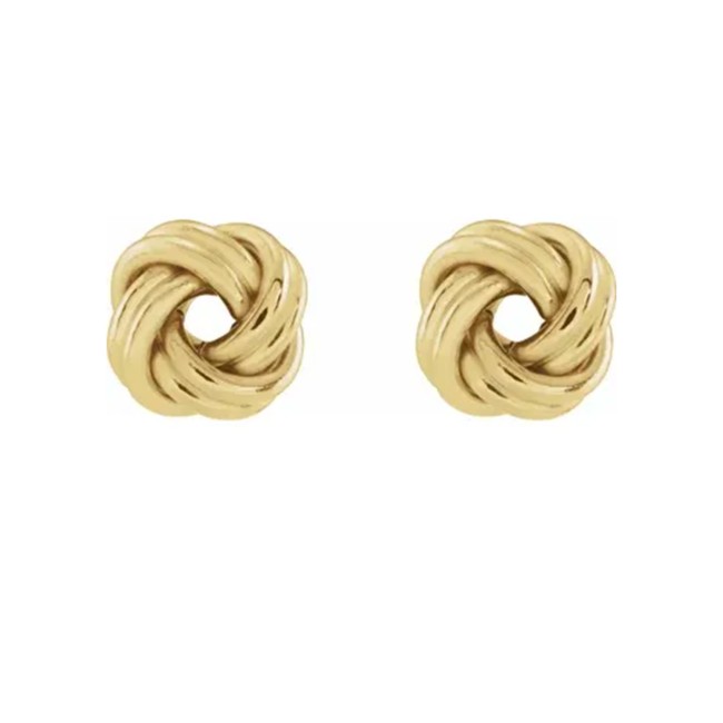 Gold Knot Stud