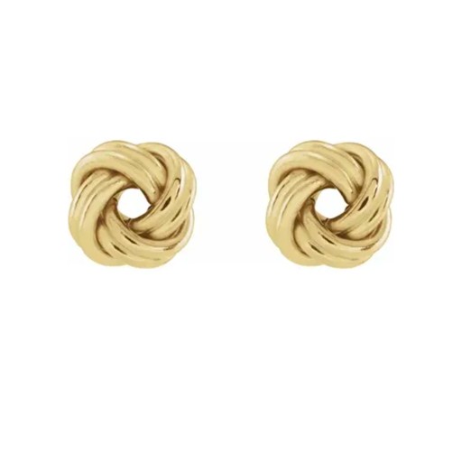 Gold Knot Stud