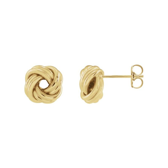 Gold Knot Stud