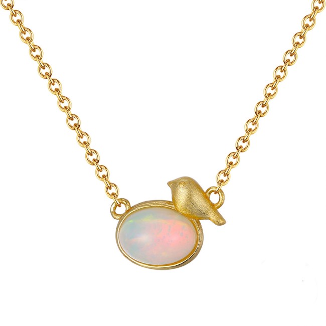 Gold Plated | Opal Necklace