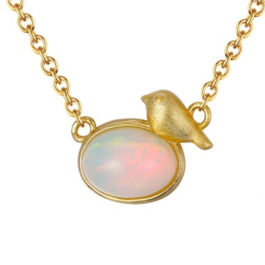Gold Plated | Opal Necklace 2
