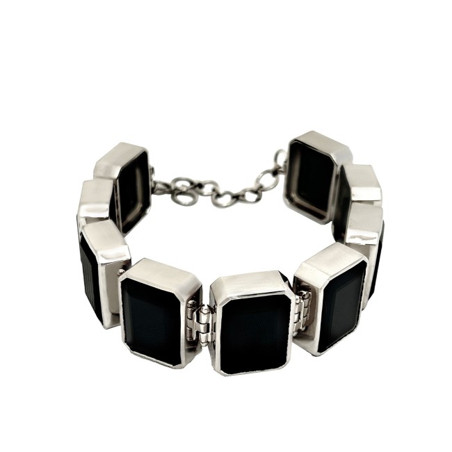 Silver | Black Onyx Bracelet