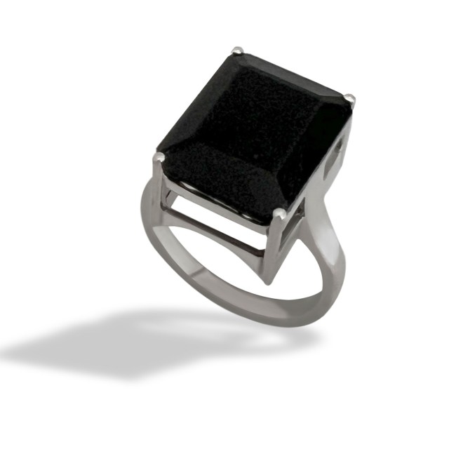 Silver | Black Onyx Ring