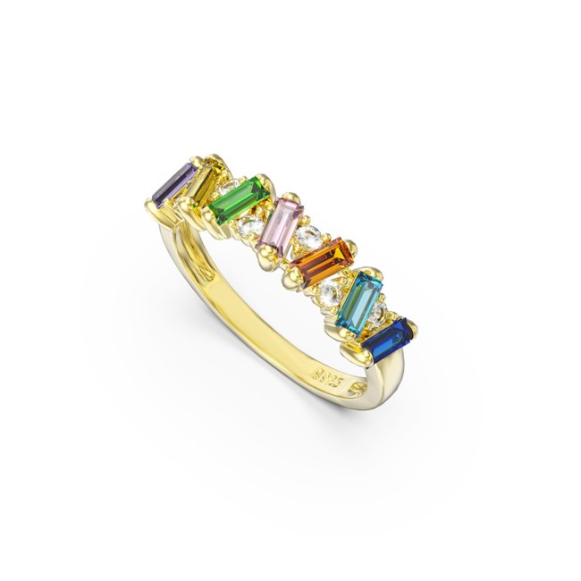 Silver & Gold Plated | Multi Colors Stone Ring