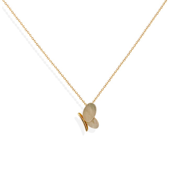 18K Gold | Mother Of Pearl Necklace