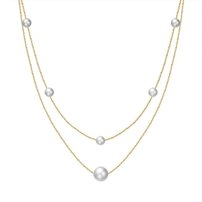 Gold Plated | Fresh Water Pearl Necklace