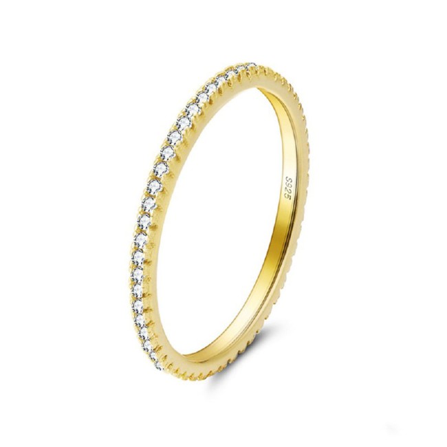 Gold Plated | Diamond Fine Band