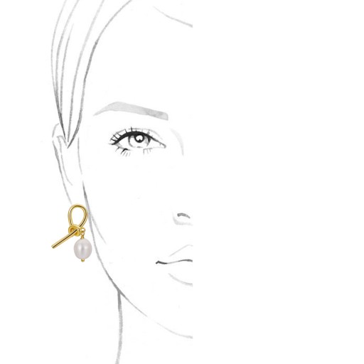 Gold Plated | Fresh Water Pearl Earrings