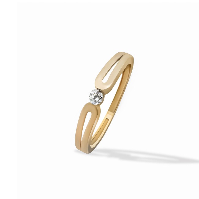 18K Gold | Two Tone Ring